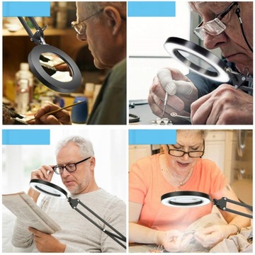 Лампа настольная, косметическая лампа С лупой GLOW 308