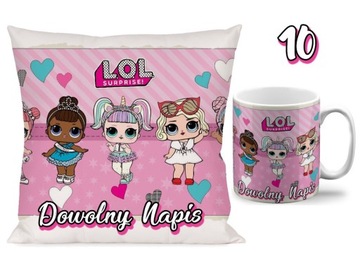 НАБОР ПОДУШКА + КРУЖКА ЛОЛ СЮРПРИЗ + ИМЯ N6