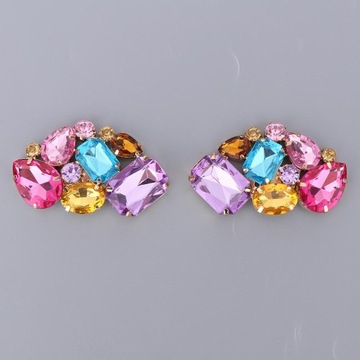 Съемная обувь с подвесной пряжкой и 2 стразами