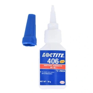 Цианоакрилатный клей Loctite 406 50 г, бесцветный