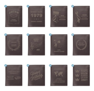 КОРИЧНЕВЫЙ КОЖАНЫЙ МУЖСКОЙ КОШЕЛЕК ПОДАРОЧНЫЙ С ГРАВИРОВКОЙ