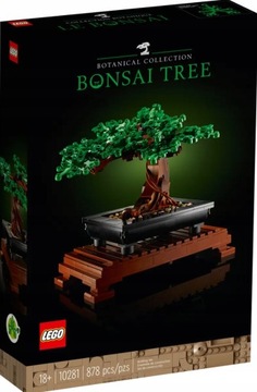 НАБОР LEGO ДЛЯ ДЕВОЧКИ Подарок БОНСАЙ Дерево Китайские Цветы Дерево