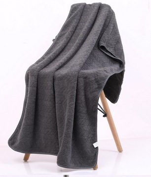 НАБОР ПОЛОТЕНЦЕВ, 2 ШТ, МИКРОФИБРА, СТАЛЬ