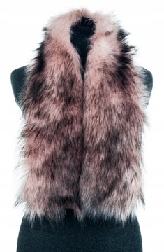 МЕХОВОЙ ШАРФ, ОТДЕЛКА ЭКО МЕХА ЕНОТА