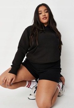 M6C112 Missguided MISGUIDED PLUS CZARNE KRÓTKIE SPODENKI XXL Domyślna env