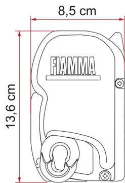 Настенная маркиза Рулонная штора 2,3 м Fiamma F45s VW T5/T6