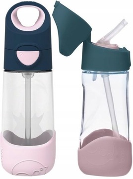 B.BOX TRITAN BOTTLE КРУЖКА БУТЫЛКА+СОЛОМА 450мл детская для воды