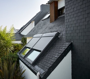 VELUX SSL MK06 78X118 наружная рулонная штора с солнечной батареей