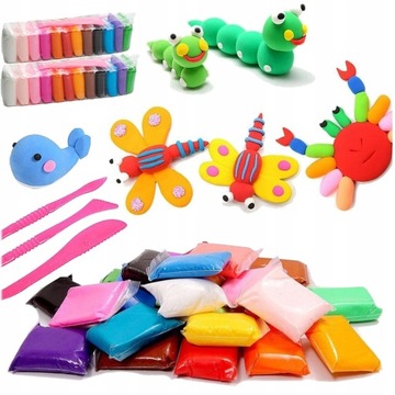 Волшебная пенная глина для лепки Light Sensory 24