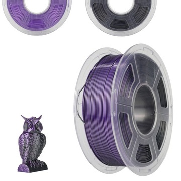 SUNLU SILK PLA+ 1.75mm 1kg DUAL Color Black Purple multi MAGIC