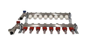 РАСПРЕДЕЛИТЕЛЬ 8 ДЛЯ НАПОЛЬНОГО ОТОПЛЕНИЯ