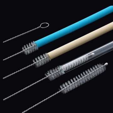 10x ЩЕТОЧНОЕ СРЕДСТВО ДЛЯ ОЧИСТКИ ТРУБ МАШИН BOMBILLI СОЛОМОЧКА