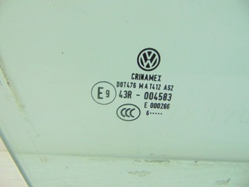 JETTA V SKLO (OKNO) DVEŘE PRAVÁ PŘEDNÍ