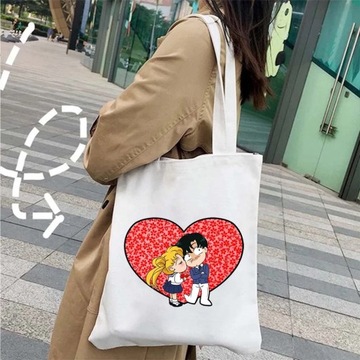 Styl nr 82 35x40cm Sailor Moon Torby Bawełniane Na