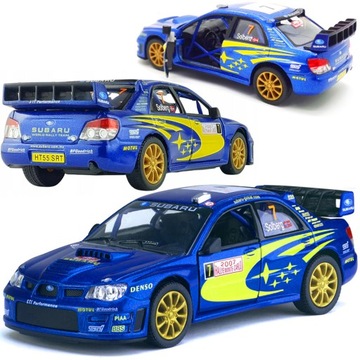 Auto metalowe model Subaru Impreza 1:36 samochód metalowy Kinsmart na napęd