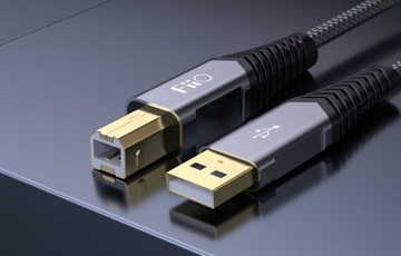 FIIO kabel przewód audio pozłacany USB-A-USB-B 1m