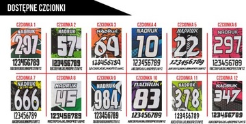 KOMPLET CROSS MOTO QUAD ENDURO MOTOCROSS NADRUK