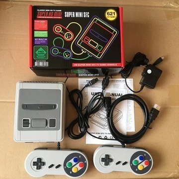 КОНСОЛЬНЫЙ ТВ ИГРА 621 ИГРЫ HDMI РЕТРО 8 БИТ