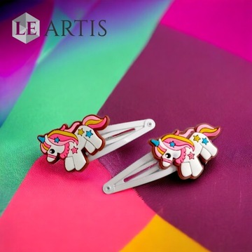 Заколки для волос Единорог детские