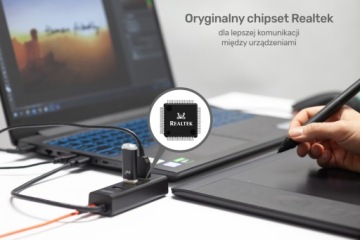 Активный концентратор USB 3.0 Y-3089 4 порта 5 Гбит/с UNITEK