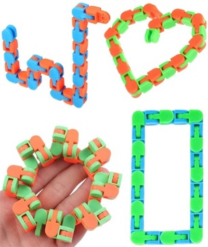 ŁAŃCUCH WĄŻ FIDGET TOYS ANTYSTRESOWY SENSORYCZNY