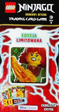 LEGO NINJAGO Ekoblister Ekstra karty TCG Seria 9 Dragons Rising 5 saszetek