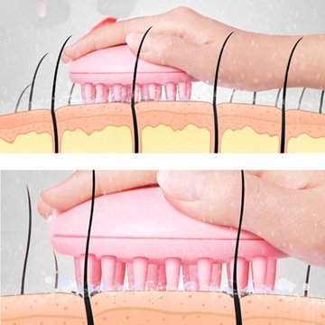 Массажная щетка Deni Carte для мытья головы