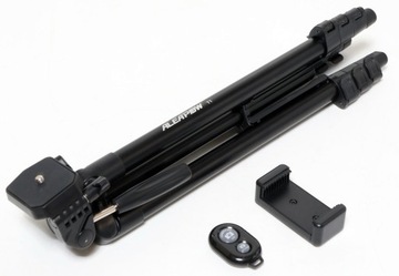 Легкий алюминиевый штатив 39–135 см 0,5 кг 3 в 1 + BT REMOTE Держатель для телефона + СУМКА