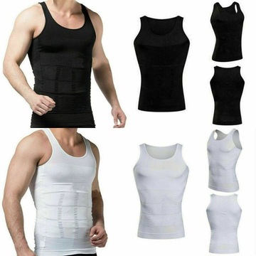 TANK TOP PODKOSZULKA MĘSKA WYSZCZUPLAJĄCA SLIM XL
