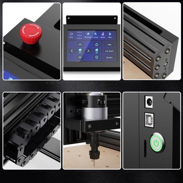 Фрезерный плоттер с ЧПУ TWOTREES TTC450 Гравировальный станок 460x460x80 мм