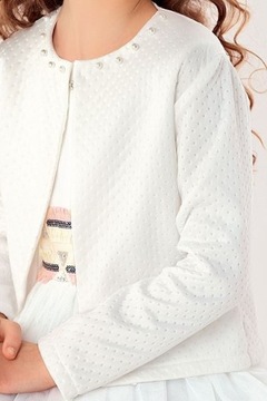 Элегантное болеро с жемчугом для девочки