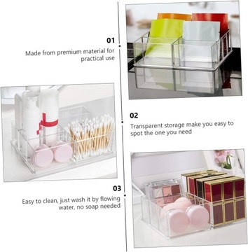 2 ящика для хранения, акриловый органайзер для хранения