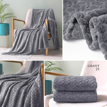 ТОЛСТОЕ ОДЕЯЛО С РЕЗЬБОЙ «ЕЛОЧКА» 200x220 PLED BEDWEIGHT