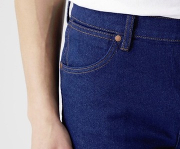 WRANGLER FOX spodnie jeansowe męskie bootcut dzwony W36 L32