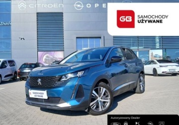 Peugeot 3008 II Crossover Facelifting  1.2 PureTech 130KM 2022 Peugeot 3008 1.2 Benzyna 130KM Allure SalonPL Iwlasc Serwis ASO 1.2