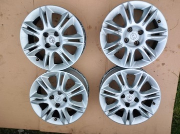 4X FELGA FELGI OPEL CORSA D 16 ORYGINAŁ + DEKIELKI