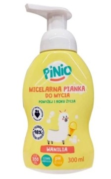 Пенка для умывания Pinio Kids МИЦЕЛЛЯРНАЯ 300мл