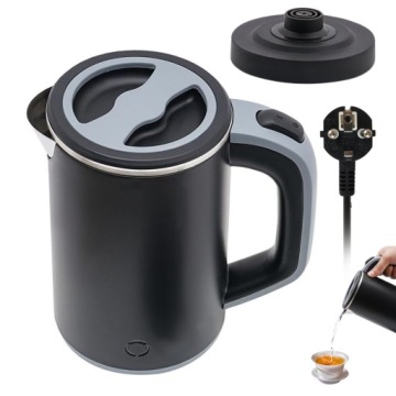 Elektrická Konvice Z Nerezové Oceli 800 ML Cestovní Konvice Na Čaj