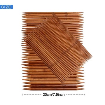 Набор спиц Prettyia Bamboo, круглые, двухгранные.