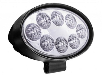 РАБОЧАЯ ЛАМПА 8 LED ОВАЛЬНАЯ ГАЛОГЕННАЯ 12-24В для трактора