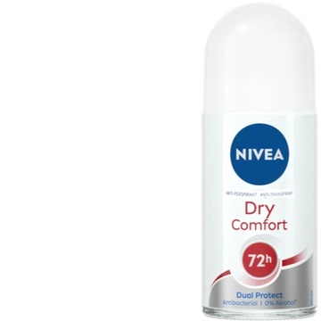 NIVEA WOMEN ROLL-ON DEZODORANT ANTIPERSPIRANT DAMSKI KULKA DRY COMFORT