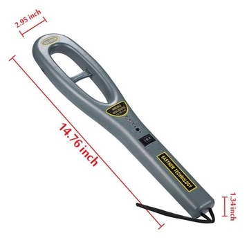 ПЕРСОНАЛЬНЫЙ МЕТАЛЛОДЕТЕКТОР ДЛЯ ЛИЧНОГО ПРОВЕРКИ