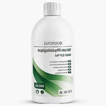 Розчин солі фізіологічної 0 9% NACL 500 мл для полоскання носа дітей
