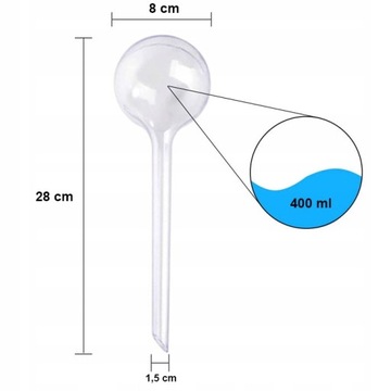 2x ДИСПЕНСЕР ДЛЯ ПОЛИВНЫХ ШАРИКОВ ДЛЯ ЦВЕТОЧНЫХ РАСТЕНИЙ