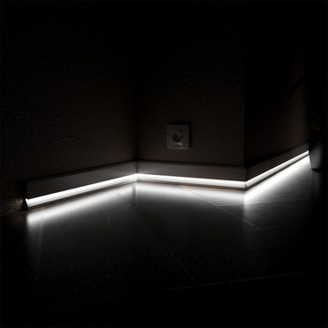 Listwa Przypodłogowa LED LCL-16 Poliuretan 10 cm