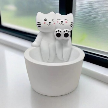 Подсвечник из смолы Cat Design для домашнего декора, настольный подсвечник