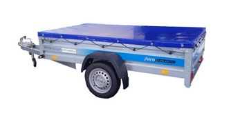 Прицеп с плоской тентом Zasław 235x132