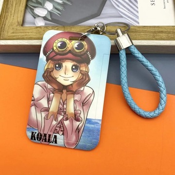 One Piece Luffy Men Business Card Holder Cartoon Anime Credit Card Bank ID
