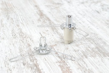 sprężyna do klosza szklanego mocowanie M10 do abażuru lampa loft DIY 120