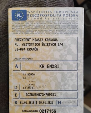 Honda HR-V II 2016 Honda HR-V 2016r, 1.8 Benzyna. AUTOMAT. Uszkodzony lewy przod. 1.8 Benzyna, zdjęcie 20